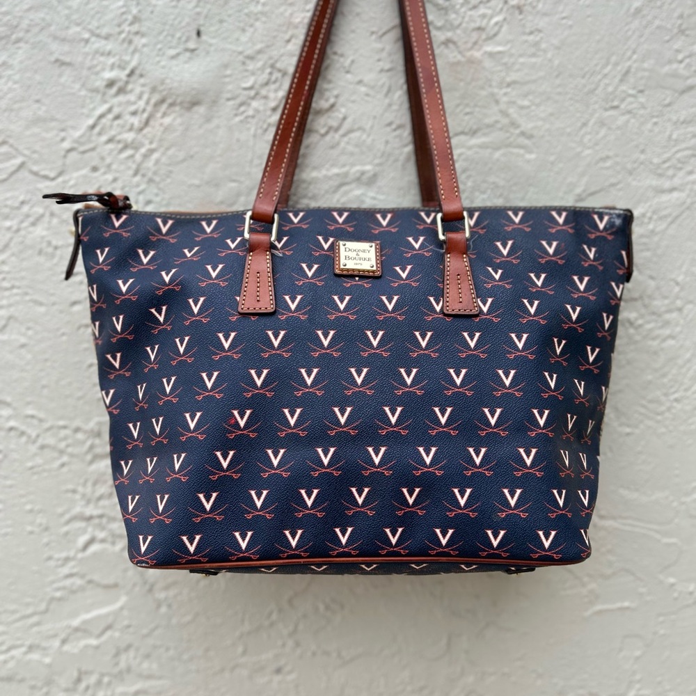 Dooney & Bourke Collegiate University of Virginia Wren Zip Tote